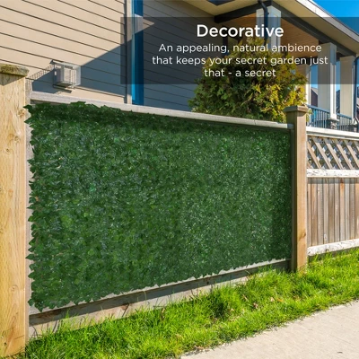 Best Choice Products Artificial Faux Ivy Hedge Privacy Fence Screen For Outdoor Decor, Garden, Yard 1 Best Choice Products Artificial Faux Ivy Hedge Privacy Fence Screen For Outdoor Decor, Garden, Yard