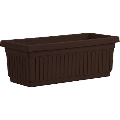 HC Companies 30-Inch Fluted Plastic Venetian Flower Box For Flowers, Vegetables, Or Succulents 5 HC Companies 30-Inch Fluted Plastic Venetian Flower Box For Flowers, Vegetables, Or Succulents - Image 5