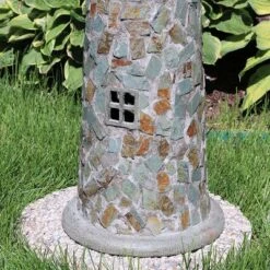 Sunnydaze Decor Sunnydaze Outdoor Backyard Garden Nautical Lighthouse Solar LED Pathlight Statue Figurine - 36" - Cobblestone 13 Sunnydaze Decor Sunnydaze Outdoor Backyard Garden Nautical Lighthouse Solar LED Pathlight Statue Figurine - 36" - Cobblestone -Garden Furniture Store GUEST 018ab613 ecb8 4abe a251 02cf00408e52