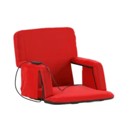 Flash Furniture Malta Portable Heated Reclining Stadium Chair With Armrests, Heated Padded Back & Heated Seat With Dual Storage Pockets And Backpack Straps -Garden Furniture Store GUEST 04378a37 4493 444e b401 3905c18ed41b