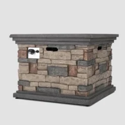 Kaula 5pc Faux Rattan Club Chair & Fire Pit Chat Set - Christopher Knight Home -Garden Furniture Store GUEST 04b04b9e 6245 49e7 9798 6f157d6fc911