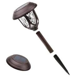 Set Of 2 Outdoor Lumen Solar Powered Pathway Light Stakes Bronze - Alpine Corporation 7 Set Of 2 Outdoor Lumen Solar Powered Pathway Light Stakes Bronze - Alpine Corporation -Garden Furniture Store GUEST 05fb3c96 dc77 42fd a746 60028bd7f9bf
