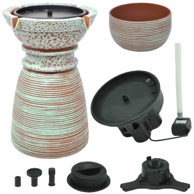 12.75" Pisa Instant Cordless Fountain Patina Copper - Bernini 1 12.75" Pisa Instant Cordless Fountain Patina Copper - Bernini