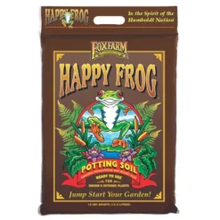 FoxFarm FX14054 Happy Frog Nutrient Rich And PH Adjusted Rapid Growth Garden Potting Soil Mix Is Ready To Use, 12 Quart (2 Pack)