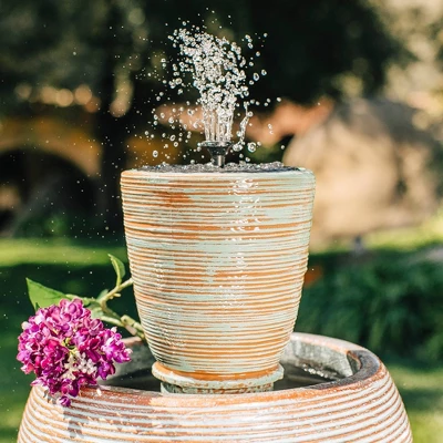 12.75" Pisa Instant Cordless Fountain Patina Copper - Bernini 4 12.75" Pisa Instant Cordless Fountain Patina Copper - Bernini - Image 4