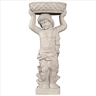Design Toscano Young Bacchus With Basket Planter Garden Statue: Bacchus Left 12 Design Toscano Young Bacchus With Basket Planter Garden Statue: Bacchus Left - Image 12