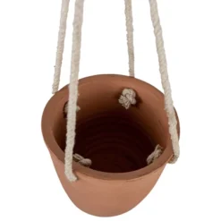 Hanging Planter Terracotta & Cotton By Foreside Home & Garden -Garden Furniture Store GUEST 0843e2a6 2867 40a7 8052 cf7385cc5ffa