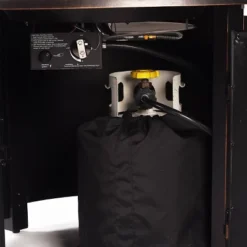 Oakland Living 5pc Deep Seating Aluminum Outdoor Patio Fire Pit Dining Set With 44" Round Fire Table & Swivel Rocking Chairs Copper -Garden Furniture Store GUEST 08a687c1 5521 4c76 a295 4117aba27248