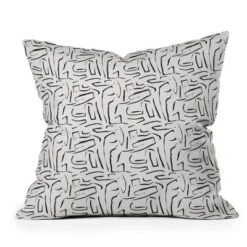 Holli Zollinger Outdoor Throw Pillow White/Black - Deny Designs -Garden Furniture Store GUEST 08bd9f2c 9d0c 459e 8c0d 37a6d3a558e0