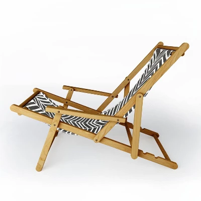 Cat Coquillette Herringbone Sling Chair - Deny Designs 1 Cat Coquillette Herringbone Sling Chair - Deny Designs
