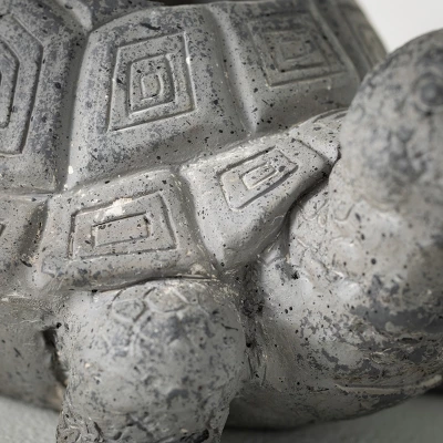 6"H Sullivans Charcoal Tortoise Planter, Gray 1 6"H Sullivans Charcoal Tortoise Planter, Gray