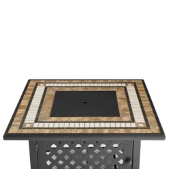 Bradenton 5pc Outdoor Wicker Armless Chair & Fire Table Set - Crosley -Garden Furniture Store GUEST 0c339a41 0dbe 4e4c 8866 107a52ca455a