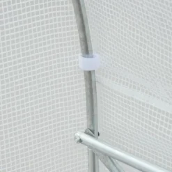 Outsunny 11.5' X 9.8' X 6.5' Outdoor Walk-In Tunnel Greenhouse Hot House With Roll-up Windows, Zippered Door, PE Cover, White 11 Outsunny 11.5' X 9.8' X 6.5' Outdoor Walk-In Tunnel Greenhouse Hot House With Roll-up Windows, Zippered Door, PE Cover, White -Garden Furniture Store GUEST 0d85b705 6756 4398 a607 00c6ba95e212