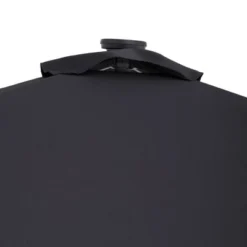 10' X 6.5' Solar LED Patio Umbrella With Tilt And Crank Lift Black - Wellfor 11 10' X 6.5' Solar LED Patio Umbrella With Tilt And Crank Lift Black - Wellfor -Garden Furniture Store GUEST 0ece1f76 d97f 4271 9cbf eaf43bbae235