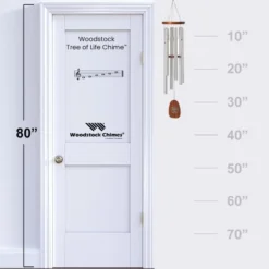 Woodstock Wind Chimes Signature Collection, Woodstock Tree Of Life Chime, 37'', Silver Wind Chimes For Outdoor, Patio, Home Or Garden Decor TOLB -Garden Furniture Store GUEST 0ed1e8ba 67bd 4419 b668 d10a909236ce