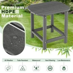 Tangkula 2PCS 18" Patio Adirondack Side Table Coffee Table Weather Resistant HDPE Garden Yard 10 Tangkula 2PCS 18" Patio Adirondack Side Table Coffee Table Weather Resistant HDPE Garden Yard -Garden Furniture Store GUEST 0f48a632 33fe 42ce acec 28f27f155127