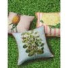20" X 20" Leafy Floral Square Patio Throw Pillow - New York Botanical Garden