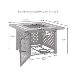 Palm Harbor 5pc Outdoor Wicker Conversation Set With Fire Table - Gray - Crosley 27 Palm Harbor 5pc Outdoor Wicker Conversation Set With Fire Table - Gray - Crosley -Garden Furniture Store GUEST 0fd5736e 16dc 42fa 8cc0 142c92078f1b