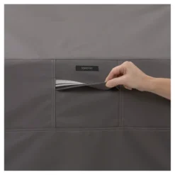 Ravenna Patio Loveseat Cover-76" X 32.5" X 33" - Dark Taupe - Classic Accessories -Garden Furniture Store GUEST 105ab578 c9f4 4e02 b8e5 0f7dbb60cf91