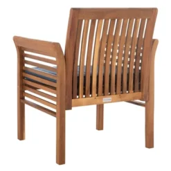 Carson 4pc Outdoor Set - Natural/Navy - Safavieh -Garden Furniture Store GUEST 10aaa2b3 1c5f 48d9 9522 418d526ef965