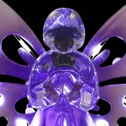 33.85" Acrylic Solar Angel Stake Purple - Exhart -Garden Furniture Store GUEST 11e46e29 d9ed 49fb 8824 978ecd8dfbbc