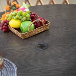 5pc Patio Dining Set With Table & Wicker Rattan Chairs With Cushions - Captiva Designs -Garden Furniture Store GUEST 134abc52 67c8 43c3 b2b6 f0107458a78f