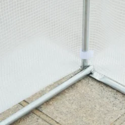 Outsunny 11.5' X 9.8' X 6.5' Outdoor Walk-In Tunnel Greenhouse Hot House With Roll-up Windows, Zippered Door, PE Cover, White 10 Outsunny 11.5' X 9.8' X 6.5' Outdoor Walk-In Tunnel Greenhouse Hot House With Roll-up Windows, Zippered Door, PE Cover, White -Garden Furniture Store GUEST 1501367b ddcb 41f9 bdda 23902f65beca