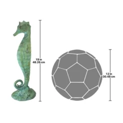 Design Toscano Seahorse Bronze Garden Statue -Garden Furniture Store GUEST 17efa84b cac6 45fe 958f 3024de873669