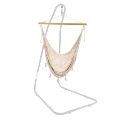 Sunnydaze Decor Sunnydaze Lightweight Cotton/Nylon Rope Outdoor Mayan Hammock Chair -Garden Furniture Store GUEST 18bbddc6 e951 45ac 90df 90dca9827127