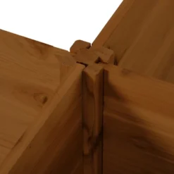 Outsunny 7.5x7.5ft Pack Of 5 Raised Garden Bed, Large Wooden Planters For Outdoor Plants, Vegetables, Flowers, Herbs, Easy Assembly, Brown -Garden Furniture Store GUEST 19348829 3080 4186 95fe e1a0b4c2d2a5