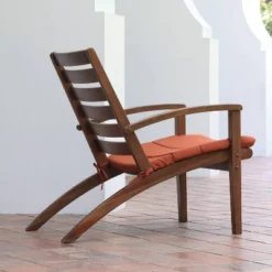 Westlake 3pc Wood Patio Chat Set With Cushion - Red Brick - Cambridge Casual -Garden Furniture Store GUEST 19483da8 19e7 4357 b385 e17c7429e14b