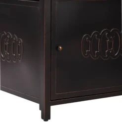 5pc Outdoor Dining Set With 42" Aluminum Square Medallion Design Fire Table & Deep Seating Swivel Rocking Chairs - Oakland Living -Garden Furniture Store GUEST 1a710b5b 4064 44d0 abbd b3d4210c0a4e