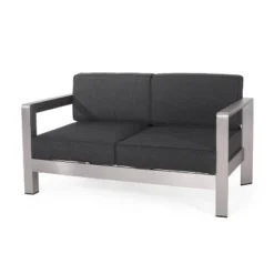 Aviara 2pc Aluminum Patio Loveseat & Coffee Table Set - Gray - Christopher Knight Home 14 Aviara 2pc Aluminum Patio Loveseat & Coffee Table Set - Gray - Christopher Knight Home -Garden Furniture Store GUEST 1ae713d1 a1c4 4138 afd7 5d0d2832aac7