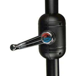 Northlight 15' Outdoor Patio Market Umbrella With Hand Crank, Black -Garden Furniture Store GUEST 1c3c7100 9690 4d86 a092 11db5749e252