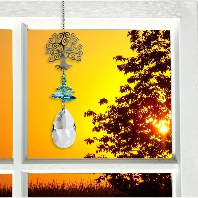 Woodstock Wind Chimes Woodstock Rainbow Makers Collection, Crystal Fantasy, Large 6.5'' Tree Of Life Crystal Suncatcher CFZTL 3 Woodstock Wind Chimes Woodstock Rainbow Makers Collection, Crystal Fantasy, Large 6.5'' Tree Of Life Crystal Suncatcher CFZTL - Image 3