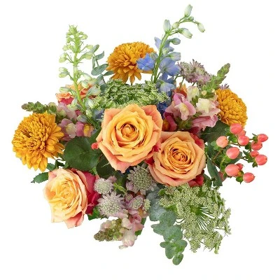 Country Living Fresh Cut Orange Blossom Flower Arrangement 2 Country Living Fresh Cut Orange Blossom Flower Arrangement - Image 2