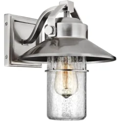 Generation Lighting Boynton 10 3/4" High Marine Grade Steel Finish Outdoor Wall Light