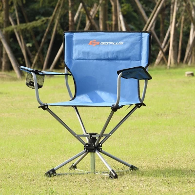 Costway Collapsible Portable Swivel Camping Chair 360degreesFree Rotation For Picnic Fishing 1 Costway Collapsible Portable Swivel Camping Chair 360degreesFree Rotation For Picnic Fishing