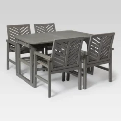5pc Slatted Extendable Acacia Wood Patio Dining Set - Saracina Home 16 5pc Slatted Extendable Acacia Wood Patio Dining Set - Saracina Home -Garden Furniture Store GUEST 1eb62831 b93a 4eb8 ba69 955190a8982d