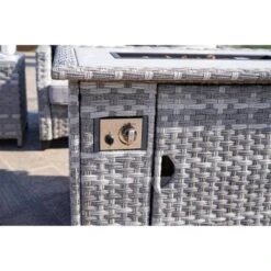 5pc Patio Wicker Conversation Set With Fire Pit Light Gray - Direct Wicker -Garden Furniture Store GUEST 1ef11c40 ed83 42c8 9ce6 9323c5533aba