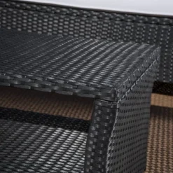 St. Lucia 4pc Wicker Patio Seating Set Black/White - Christopher Knight Home 11 St. Lucia 4pc Wicker Patio Seating Set Black/White - Christopher Knight Home -Garden Furniture Store GUEST 1f050593 671a 49e8 8873 2bffcf4083fa