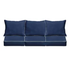Sunbrella 6pc Canvas Outdoor Corded Sofa Pillow And Cushion Set - Sorra Home 24 Sunbrella 6pc Canvas Outdoor Corded Sofa Pillow And Cushion Set - Sorra Home -Garden Furniture Store GUEST 1fe12e77 ed28 443b 850f 6511f4ff6067