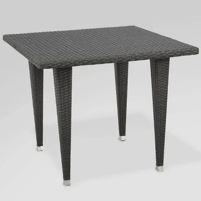 Celeste 5pc Wicker Dining Set - Gray/Light Gray - Christopher Knight Home 2 Celeste 5pc Wicker Dining Set - Gray/Light Gray - Christopher Knight Home - Image 2