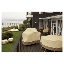 Veranda Deep Patio Loveseat Cover Medium - Light Pebble - Classic Accessories -Garden Furniture Store GUEST 208b4dac 842e 4f7b a045 52a86bcb527c