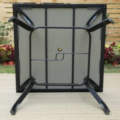 Patio Set With Steel Table With 1.57" Umbrella Hole & Metal Padded Sling C-Spring Arm Chairs - Captiva Designs 18 Patio Set With Steel Table With 1.57" Umbrella Hole & Metal Padded Sling C-Spring Arm Chairs - Captiva Designs -Garden Furniture Store GUEST 21156517 6b82 4b70 89ca 8dba21827ab4