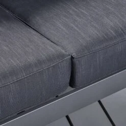 Cape Coral 3pc Aluminum And Rectangular MGO Fire Table Set - Gray - Christopher Knight Home -Garden Furniture Store GUEST 218229ec 6fb0 45c9 b45b 1bd21a6465df