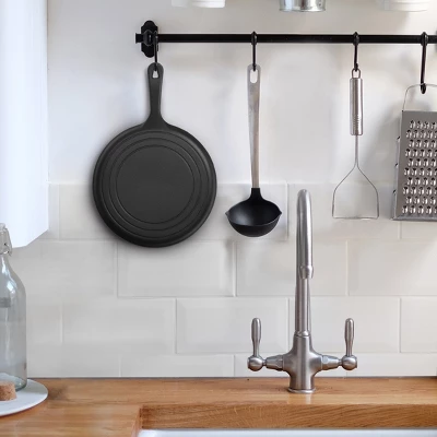 COMMERCIAL CHEF 10.5 Inch Preseasoned Cast Iron Round Griddle Pan 2 COMMERCIAL CHEF 10.5 Inch Preseasoned Cast Iron Round Griddle Pan - Image 2