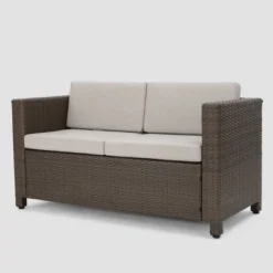 Puerta 5pc Wicker Sofa Chat Set - Brown/Ceramic Gray - Christopher Knight Home 9 Puerta 5pc Wicker Sofa Chat Set - Brown/Ceramic Gray - Christopher Knight Home -Garden Furniture Store GUEST 23376b8e b05d 40e5 be9b 55fec233c039