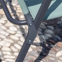 5pc Outdoor Steel Dining Set With Folding Chairs & Square Glass Table Top Green - Crestlive Products -Garden Furniture Store GUEST 238800a9 763c 4048 8b00 855dfc28b746