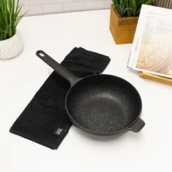 BergHOFF GEM Non-stick Stir Fry Pan, Stay-cool Handle, Black -Garden Furniture Store GUEST 23fe2bf7 6d2a 40f7 bc58 74899376a3be